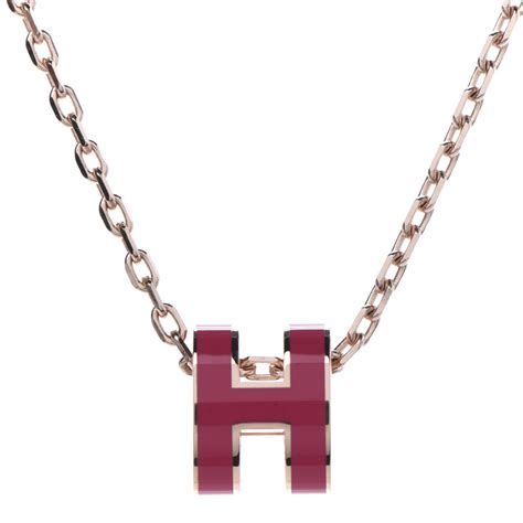 【開箱 unboxing】丁香紫色系列：Hermes Mini Pop H Necklace